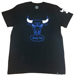 47 The Brand Chicago Bulls Jet Black Frozen Rope Sport Blue ...