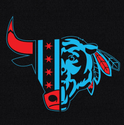 The Chicago Beast design integrates Chicago Bulls ...