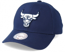 Chicago Bulls Team Logo Low Profile Navy Adjustable ...