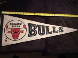 Details about Chicago Bulls Vintage 1960s era Pennant OLD LOGO RARE