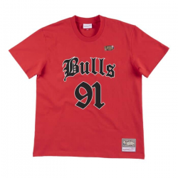 Old English Faded Tee Chicago Bulls