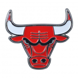 FANMATS 2.8 in. x 3.2 in. NBA Chicago Bulls Color Emblem