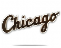 Chicago White Sox Chicago Logo 3D Metal Artwork