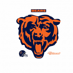 Chicago Bears: Bears Head Logo - Giant Officially Licensed NFL Removable  Wall Decal
