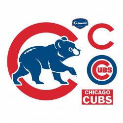 Chicago Cubs: Alternate Logo - Giant Officially Licensed MLB Removable Wall  Decal
