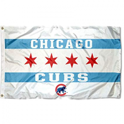 Wincraft Chicago Cubs City of Chicago Logo Flag