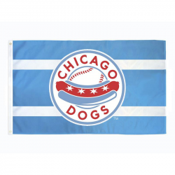 Chicago Dogs WinCraft 3x5 Primary Logo Flag - Sky Blue