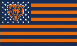 Details about Chicago Bears Logo Flag Banners Home Decoration Gift 3X5FT