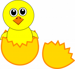 Chick cartoon clipart image #22269