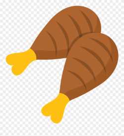 Svg Freeuse Chicken Drumstick Clipart - Chicken Thighs - Png ...