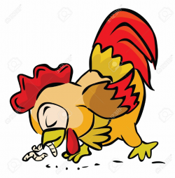 Chicken eating clipart 5 » Clipart Portal