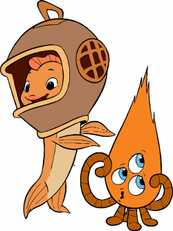 Chicken Little Kirby And Fish Clipart Png – Clipartly.com