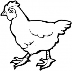 Free Hen Clipart Black And White, Download Free Clip Art, Free Clip ...