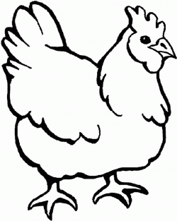 Free Chicken Outline, Download Free Clip Art, Free Clip Art on ...