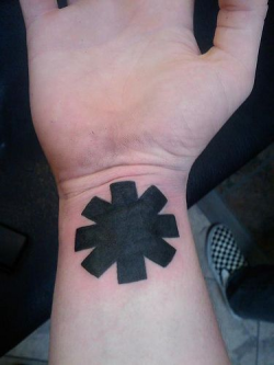 Red Hot Chili Peppers Symbol Tattoo Pin rhcp logo tattoo ...