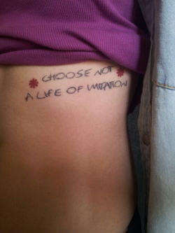 A tattoo I got earlier this year. I love the Red Hot Chili ...