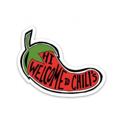 Hi, welcome to chilis in 2019 | Stickers, Meme stickers ...