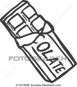 Chocolate Clipart Black And White | Free download best ...