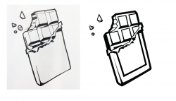 Free Chocolate Clipart Black And White, Download Free Clip ...