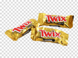 Three Twix chocolate packs, Mini Twix Bars transparent ...