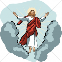 Second Coming Christian Clipart | Christian Clip art | Ascension day ...