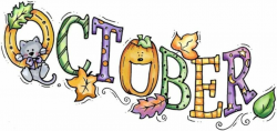 October Clipart Border | Hello October Images and Quotes | Fall clip ...