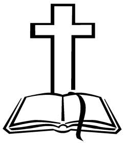Christian cross and bible clipart - Clipartix