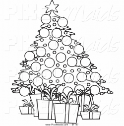 Free Black & White Christmas Clip Art Images | School Clipart