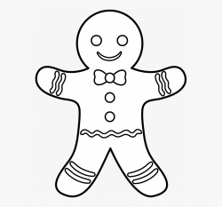 Gingerbread Clipart Black And White #2755863 - Free Cliparts ...