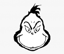 Grinch Clip Art Black And White Transparent Png - Grinch ...