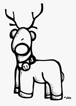 Melonheadz Clipart Reindeer - Melonheadz Christmas Black And ...