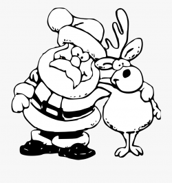Christmas Black And White Free Father Christmas Clipart ...
