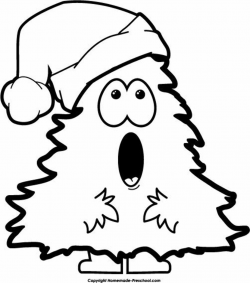 Christmas black and white clip art free christmas black and ...