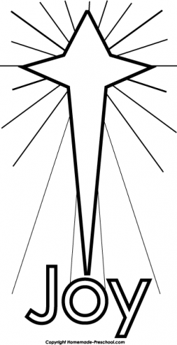 Christmas Star Black And White Clipart - Clipart Kid ...