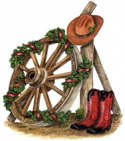 COUNTRY / WESTERN CHRISTMAS CLIP ART | CLIP ART - CHRISTMAS 1 ...