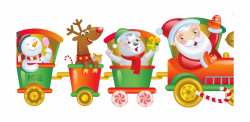 Santa\'s Whistlestop Adventure - Children Christmas Clipart ...