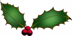 Free Christmas Clip Art Holly | Clipart Panda - Free Clipart Images