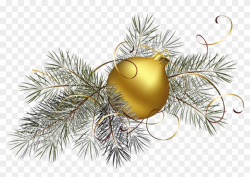 Gold Christmas Clip Art - Christmas Balls Transparent Background, HD ...