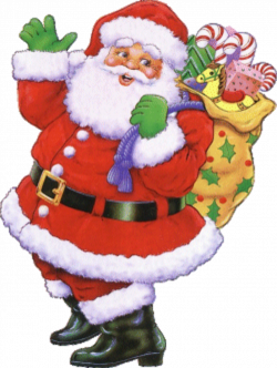 Free Vintage Christmas Clip Art | Santa Claus Clipart - Free ...