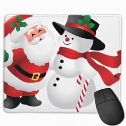 Amazon.com: Smooth Mouse Pad Cute Christmas Clipart Snowman Mobile ...
