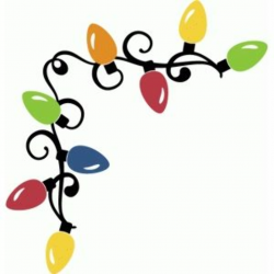 Silhouette Design Store: christmas lights corner borders | 2 ...