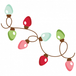 Christmas Lights SVG scrapbook cut file cute clipart files for ...