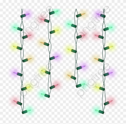 Christmas Lights Clipart Hanging - Art - Png Download (#4987599 ...