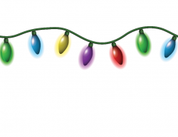 Christmas lights clipart black and white happy holidays - ClipartBarn