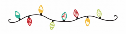 Christmas Holiday Lights Banner - Christmas Lights Banner Clipart ...