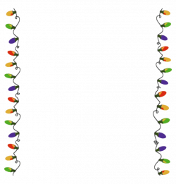 Christmas Lights Holiday Border Clip Art Free Cliparts Clipart Png ...