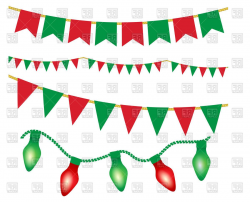 Unique Christmas Lights Clip Art Vector File Free » Free Vector Art ...
