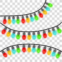 Christmas Lights String Vector Images