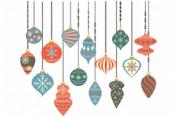 Christmas Ornaments ClipArt