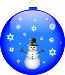 Christmas Ornament Clip Art | Free Ornament Clip Art Image - Snowman ...